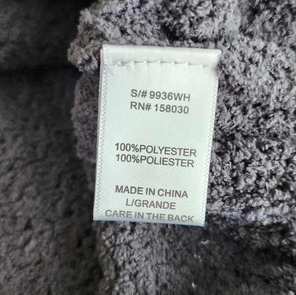 Love Tree Sweater Oversized Mock Neck Dark Gray Large - Picture 5 of 8